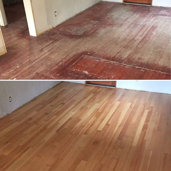 sanding-staining-refinishing-hardwood-floors-before-after